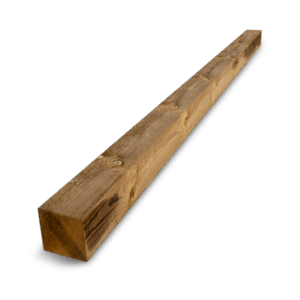 Trykimp. stolper Ru - Brun - 100x100x2400mm