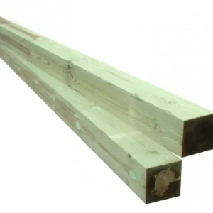 Trykimp. stolper Ru - Grøn - 100x100x3000mm